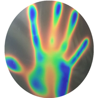 Cristal liquide thermochromique à changement de couleur en fonction de la température