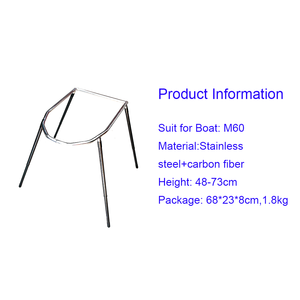 Nuevo Soporte para Barco Cebador con Marco de Acero Inoxidable y Patas Retráctiles de Fibra de Carbono, Soporte Portátil para Barco Cebador, Accesorios para Barco Cebador - Product Image 4