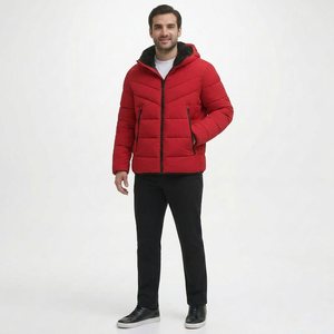 Chaqueta Acolchada Gruesa para Hombre, de Alta Calidad, Informal, para Invierno, con Dos Bolsillos, Estilo Urbano Personalizado - Product Image 1