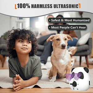 Panda <span class=keywords><strong>Image</strong></span> Smart Outdoor Hunde rinden stopper 50 Fuß Reichweite Ultraschall Hunde rinde Repeller Wasserdichter Kunststoff Hundes topper - Product Image 6