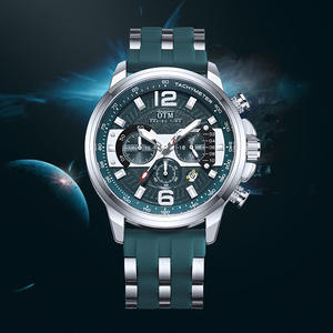 Orologio da Uomo al Quarzo, Bestseller, Multifunzione a Tre Quadranti e Sei Lancette, Luminoso, Impermeabile, con Cinturino in Gomma e Cassa in Lega, Modello <span class=keywords><strong>OTM</strong></span> 2025 - Product Image 6