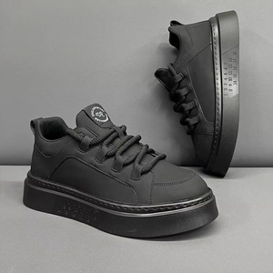 Zapatillas Deportivas de Malla Transpirable con Cordones para Hombre, Primavera 2025, Blancas, con Suela Gruesa, Casuales, Modernas y Versátiles - Product Image 1