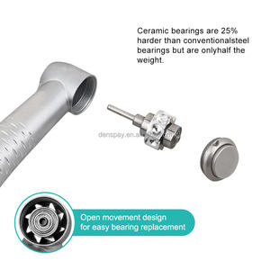 Ergonomic High Speed <strong>Dental</strong> Handpiece 5 LEDs, 5 Water Spray, Ceramic Bearings &amp; Quick-Change Chuck for 2/4 Holes Connection - Product Image 2