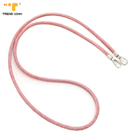 Lanière de téléphone portable en tissu personnalisée 2026, 120 cm, accessoire de suspension anti-perte avec 2 boucles, chaîne de téléphone portable en jean à tenir à la main