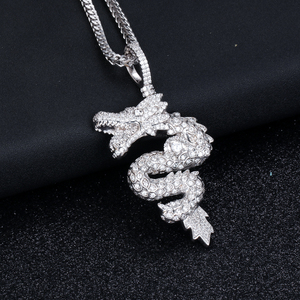 Colgante Personalizado de Hip Hop con Circonitas, Joyería de Moda de Latón, Chapado en Oro de 14k 18k, Engaste de Garra de Circonita 5A, Grosor de Revestimiento de 0.3mm - Product Image 6