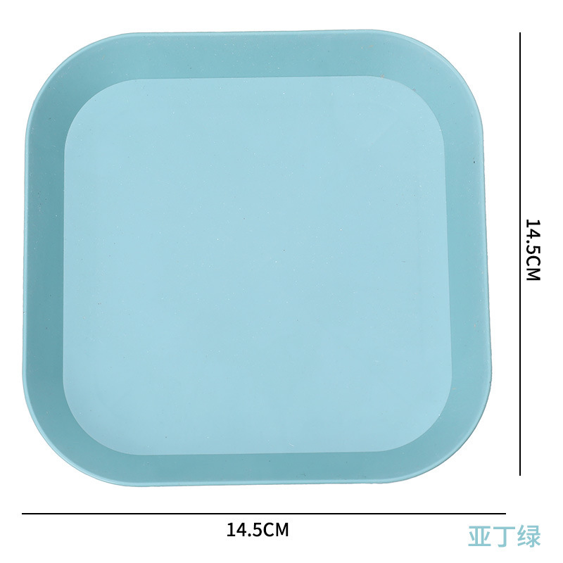 Square plate green