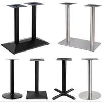 Pied de table en acier inoxydable doré au prix d'usine