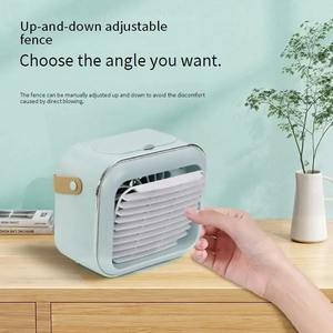 New USB Rechargeable Household Desktop Cold <b>air</b> Blower Energy Saving Cooling <b>Small</b> <b>air</b> <b>Conditioner</b> Fan with Handle for Office - Product Image 4