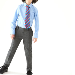 OEM ODM Boys School Uniform Set Classic <b>Button</b> Shirt with Straight Fit Pants Student Apparel for Private Label School Uniform - Product Image 1