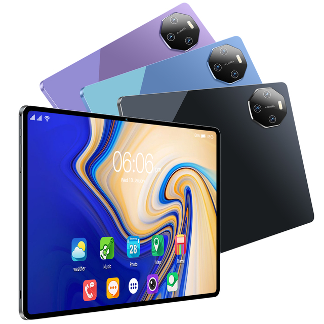 OEM Newest 11.6 Inch Tablet PC 16G RAM 512G ROM Android 13.0 OS wifi Network Professional Use Educational Front Camera 24MP 32MP