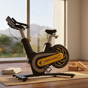 Citipro Foldable Indoor Spinning <b>Bike</b> <b>Magnetic</b> Resistance Steel Frame LCD Display 150kg Load Home Gym Cardio Workout - Product Image 4