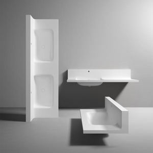 Baignoire en pierre artificielle écologique, salle de bain traditionnelle, imperméable, autoportante, luxe, utilisation en appartement, drain, massage, 40 jets - Product Image 6