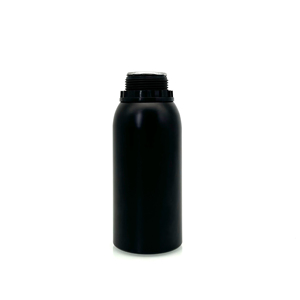 Bouteilles en aluminium <span class=keywords><strong>noir</strong></span> mat 250 ml 500 ml pour emballage d'huiles essentielles, conteneur métallique pour cosmétiques avec bouchon inviolable et bouchon de protection - Product Image 2