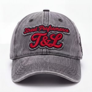 Casquette de baseball en jean délavé à 6 panneaux avec logo personnalisé, broderie appliquée, pour sport en extérieur, vente en gros, fabricant en vrac - Product Image 6