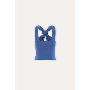 Indigo <b>Rose</b> Detail Yoga Crop <b>Top</b> - Product Image 1