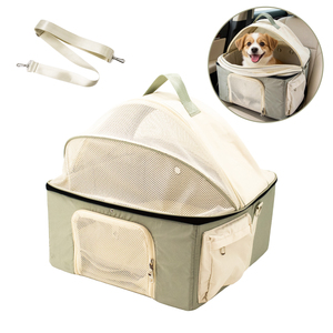 Trasportino <span class=keywords><strong>per</strong></span> Cani da <span class=keywords><strong>Auto</strong></span>, Sedile Rialzato Traspirante in Rete <span class=keywords><strong>per</strong></span> Cani e Gatti con Cintura di Sicurezza <span class=keywords><strong>per</strong></span> Viaggi con <span class=keywords><strong>Animali</strong></span> <span class=keywords><strong>Domestici</strong></span> di Piccola Taglia - Product Image 1