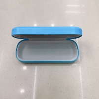 Logo personnalisé rond carré Macaron couleur étui pour lunettes de soleil PU matériel Logo presse lunettes emballage boîte à lunettes optiques