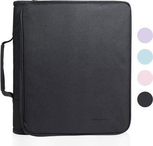 Échantillon gratuit BSCI, anneaux toriques de 3 pouces - Classeur à languettes extensible à 5 couleurs, classeur à languettes zippées avec plusieurs poches - Product Image 5