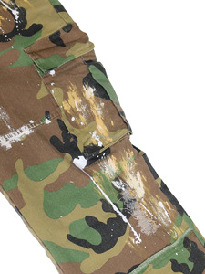 Gran oferta, pantalones de chándal holgados de otoño para a la moda <span class=keywords><strong>mujer</strong></span> con patrón de camuflaje, bolsillos <span class=keywords><strong>Cargo</strong></span>, diseño de retazos, logotipo en la cintura, estilo calado - Product Image 6