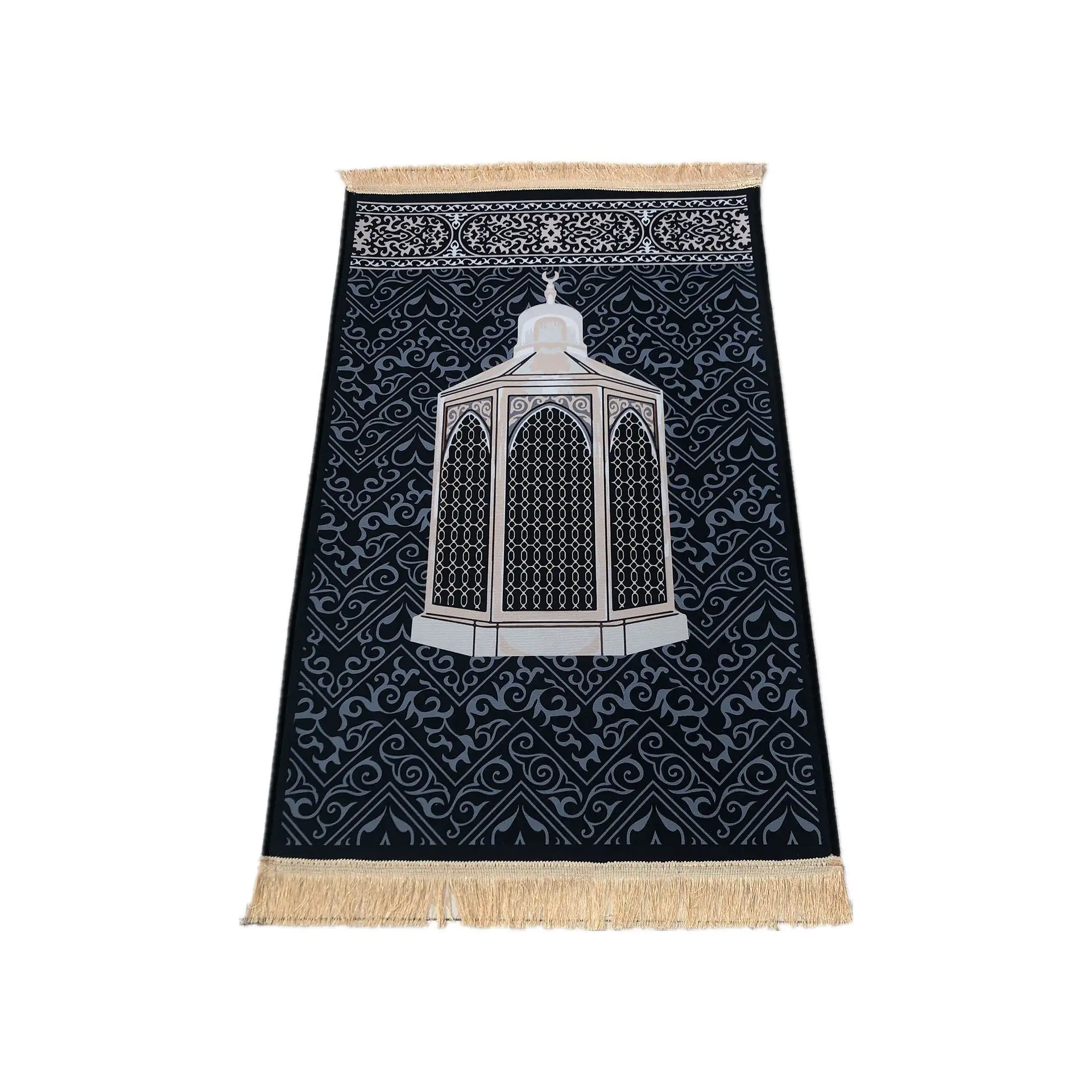 כניסות חדשות באיכות טובה זול סיטונאי Custom טורקיה המוסלמית מחצלת sejadah שטיח