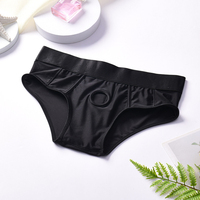 Lesbienne Nouveau Style Sexy Doux Confortable Unisexe Portable Pantalon Simple Trou Gode Lingerie pour les Femmes