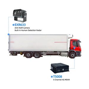 Caméra de camion antivol, étanche IP69K, radar de détection humaine intégré pour empêcher les intrusions pendant le stationnement, caméra arrière AHD 1080P - Product Image 4