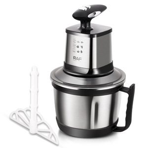 Picadora de Carne Multifuncional para el Hogar, de Acero Inoxidable, 3L, Picadora de Alimentos, Trituradora de Ñame, Procesador de Alimentos con Asa - Product Image 1