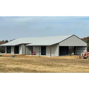 Prefabricated Building Steel Structure Farm Shed Hay Shed Construction