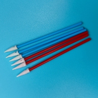 En stock – Éponge de nettoyage automobile mini pointue en PP rouge 750, applicateur de polissage pour bijoux, éponge en mousse pour salle blanche