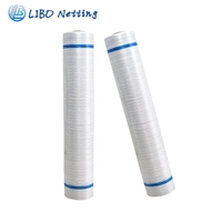 Grüner und weißer Mini-Rundballen-Netzwickel-8, 33 GSM-HDPE-Kunststoff wickel für Heuballen, 1,23 m x 3000m