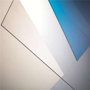 ألواح بولي كربونات صلبة عالية الشفافية 5-8 مم مع حماية من الأشعة فوق البنفسجية، ألواح بلاستيكية شفافة من البولي كربونات لأسقف الدفيئات - Product Image 1