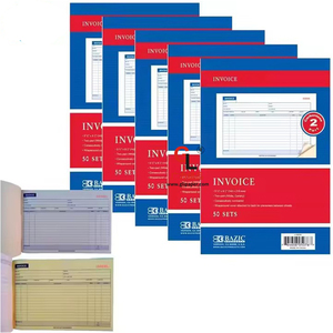 Nhà Máy Giá tùy chỉnh hóa đơn Cuốn sách nhận cho một doanh nghiệp nhỏ 2 phần carbonless 5-1/8 X7-29/32inch mua bán hàng mẫu đơn đặt hàng - Product Image 2