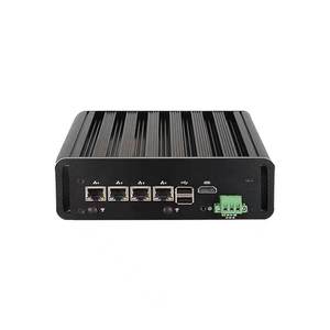 10th Gen Fanelss J4125 Mini PC 4 * LAN Firewall Appliance I3i5i7 Nuevo Mini PC 4 Ethernet Computadora AU Firewall Router Server Minipc - Product Image 4