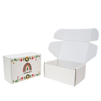 Boîtes postales d'emballage de perruque de cheveux imprimées recyclées personnalisées Boîtes en papier de carton ondulé