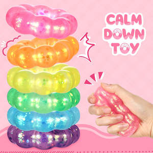 Jouets anti-stress en forme de donut, bracelet sensoriel souple en forme de fleur, cadeau de fête pour enfants et adultes - Product Image 2