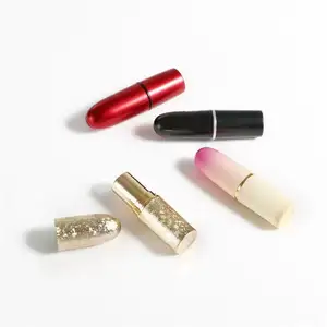 Bullet Shape Empty Lipstick Tubes Cosmetics Lip Makeup Luxury Plastics Lip Balm Tube