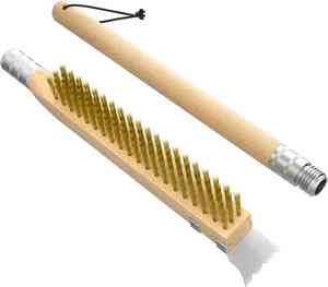 Outils de <span class=keywords><strong>brosse</strong></span> de <span class=keywords><strong>four</strong></span> <span class=keywords><strong>à</strong></span> pizza poils <span class=keywords><strong>en</strong></span> <span class=keywords><strong>laiton</strong></span> BBQ pierre <span class=keywords><strong>à</strong></span> pizza <span class=keywords><strong>brosse</strong></span> grattoir gril <span class=keywords><strong>four</strong></span> <span class=keywords><strong>brosse</strong></span> de nettoyage - Product Image 4