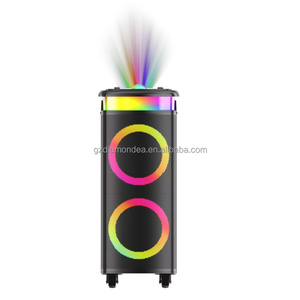 Hot Sales Dual <strong>8</strong>'' Private Party Speaker BT Audio with Wheels, Exciting Light <strong>Show</strong> with Long Playtime Perfect for Outdoor Events - Product Image 2