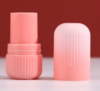 Tube de brillant à lèvres portable de haute qualité, dégradé rose, flacon vide pour rouge à lèvres, emballage en plastique solide PP avec bouchon à clapet