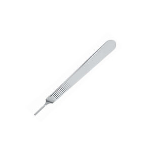 ใบมีดผ่าตัด4ใบมีดได้รับการรับรอง CE ด้ามจับด้วยมือทำจากสเตนเลสสตีลคุณภาพสูงหมายเลข3 - Product Image 5