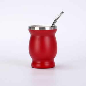 Tasse à maté de 8 oz avec poignée fixe, design incassable et résistant à l'usure pour le bureau et une utilisation quotidienne à long terme - Product Image 6