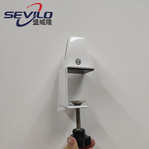 Harga Pabrik 90 Derajat Rote Akrilik Panel Klem Partisi Layar <span class=keywords><strong>C</strong></span> Penjepit Dapat Disesuaikan - Product Image 3