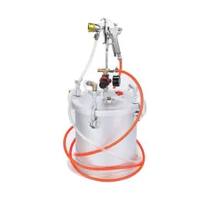 10 Liter Multi-Color Painting Equipment Paint Pressure Tank with Air Spray Gun Pneumatic Coating Tool for Wall