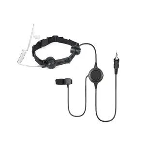 对讲机耳机标准地平线HX400耳机耳机颈带战术双向收音机耳机