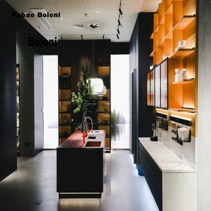 2025 Boloni Home Armoires <span class=keywords><strong>de</strong></span> cuisine extérieures Armoires <span class=keywords><strong>de</strong></span> cuisine personnalisables haut <span class=keywords><strong>de</strong></span> gamme avec lumière LED pour toute la maison - Product Image 3