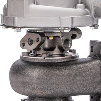 Turbocompresor MaXpeedingrods GT30 GT3037 GT3076R de Acero Billet con Rueda de Turbina T3.82 A/R para 2.5L-3.0L Universal, 500hp+