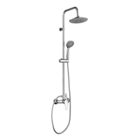 Vaguel Ensemble de douche pour bain de pluie à bas prix Ensemble de douche pour salle de bain à effet pluie Ensemble de douche pour salle de bain Combo