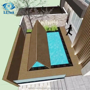 2025 nuovo arrivo copertura automatica piscina Multi strato pieghevole pavimento in legno copertura pieghevole per <span class=keywords><strong>piscine</strong></span> - Product Image 3