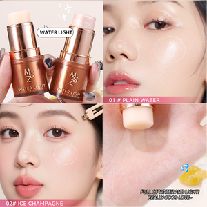 Iluminador en Barra MINSHZEE, Rubor, Contorno, Crema Iluminadora WaterGlow para Mujer, Crema WaterGlow Transfronteriza con Logotipo Personalizable - Product Image 5
