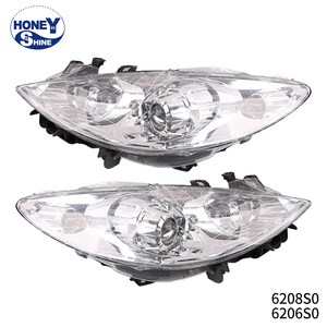 ไฟหน้า 6208S0 6206S0 พร้อมขายึดสำหรับ Peugeot 307 ปี 2007-2013 ชุดไฟหน้าแบบฮาโลเจนไฟฟ้า - Product Image 1